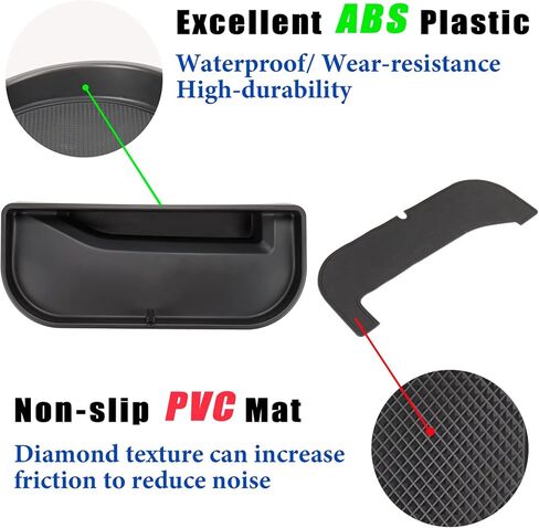 منظم لوحة التحكم المركزية متوافق مع 2022-2024 Chevy Silverado/GMC Sierra 1500/ 2500HD/ 3500HD علبة تخزين لوحة القيادة خلف الملحقات الداخلية للشاشة 13.4 بوصة in Kuwait