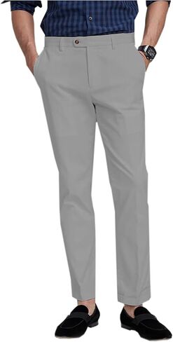 SevenBoy Men's Dress Pants Slim Fit Flat Trousers Regular Fit Business Suit Pants in Saudi Arabia
