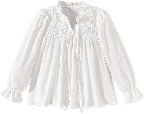 Girls Long Sleeve Shirt for 6-12 Years in Saudi Arabia