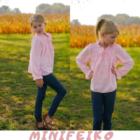 Girls Long Sleeve Shirt for 6-12 Years in Saudi Arabia