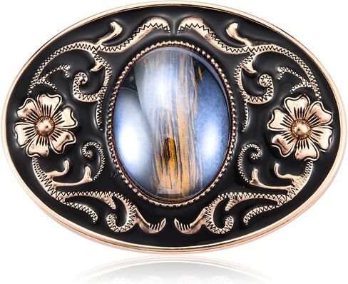 Vintage Western Cowboy Cowgirl Native American Color Synthetic Stone Texas Belt Buckle for Men Women in Saudi Arabia