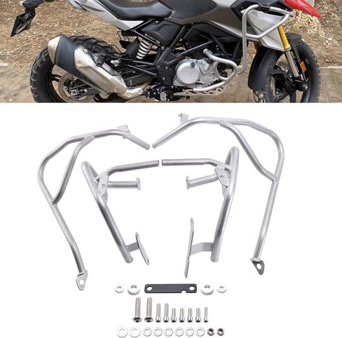 قضبان التصادم العلوية والسفلية واقيات المحرك قضبان الطريق السريع مناسبة لسيارات BMW G310GS G310R 2016 2017 2018 2019 2020 in Kuwait