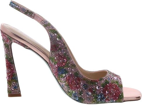 Betsey Johnson Women's Mina Peep-Toe Slingback Heeled Sandals in Saudi Arabia
