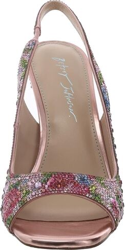 Betsey Johnson Women's Mina Peep-Toe Slingback Heeled Sandals in Saudi Arabia
