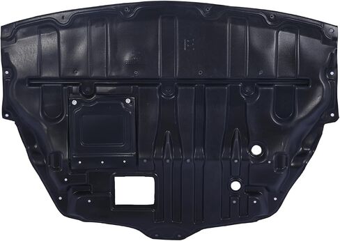واقي درع دفقة المحرك 758904GE1A IN1228132 17010063 متوافق مع Infiniti Q50 2014-2023 Q60 2017-2022 غطاء غطاء المحرك الأمامي السفلي in Kuwait