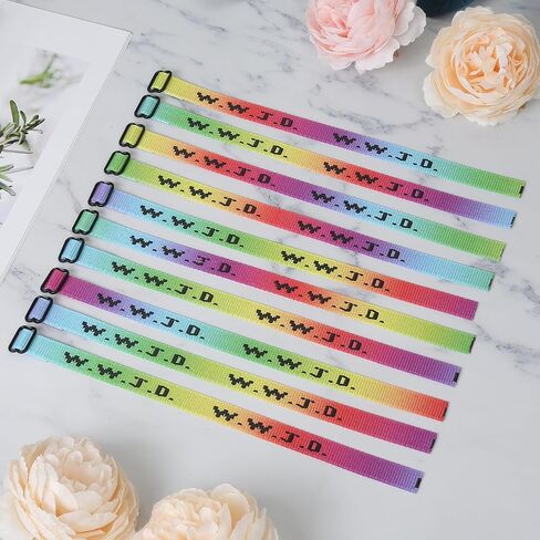 10PCS WWJD Christian Bracelet Pack for Women Men, Christian Gifts Wristbands, WWJD Bracelets - What Would Jesus Do Bracelet in Kuwait