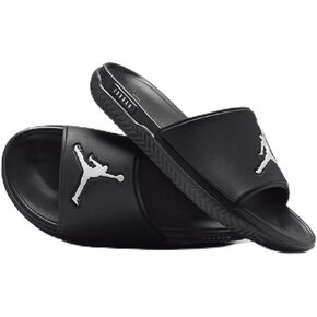 Nike Jordan Jumpman Men's Slides (FQ1598-001, Black/White)