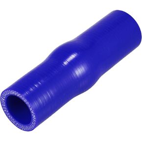 X AUTOHAUX 1 Pcs 28mm/1.10" 127mm/5.00" Length Blue Car Silicone Hose Hump Hose Coolant Hose Universal