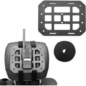 لوحة MOLLE الصلبة للسيارة، حافظة لوحة واقي من الشمس، حامل معدات تكتيكية، منظم MOLLE EDC، حقيبة تخزين معيارية لإطار اللوحة الصلبة لقناع السيارات، ملحقات السيارة
