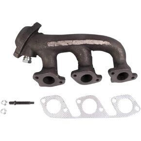 TRQ Exhaust Manifold w/Gasket RH Passenger Side for Ford F150 E150 V6 4.2L