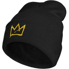 Beanie Hats for Men Women, Winter Warm Beanies Hat Embroidered Knit Hat
