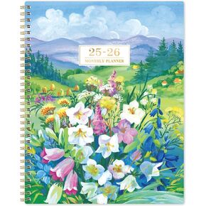 2025-2026 Monthly Planner - 2 Year Monthly Planner 2025-2026, Jan. 2025 - Dec. 2026, 9'' x 11'' 2025 Planner, 2025-2026 Monthly Planner with Tabs, Thick Paper, Inner Pocket