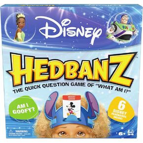 Spin Master Games, Disney Hedbanz, Hilarious Picture Guessing Game with Popular Disney Characters, Family Game Night Kids Games Card Games for Ages 6+