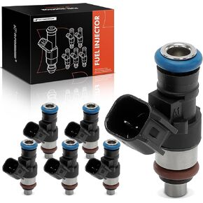 A-Premium Set of 6 Fuel Injectors Compatible with Ford F-150 2017-2020, Expedition 2018-2021, GT 2017-2022 & Lincoln Navigator 2018-2020, 3.5L, Replace# HL3Z9F593A, HL3E9F593DA