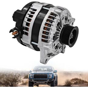 FL3T10300JA Alternator Compatible with 2015-2020 F-150 5.0L, 12V 240A, 6-Groove Pulley Clockwise, Alternator replace Part#: 1042110080 44000 42103 FL3Z10346G HL3710300FA HL3Z10346F