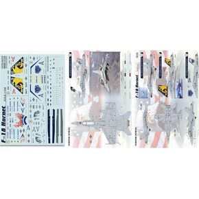 Decal for Airplane F-18 Hornet 1/144 PRINT SCALE 144-019