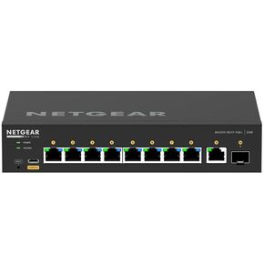 NETGEAR GSM4210PD AV Line M4250-9G1F-PoE+ 𝐌𝐚𝐧𝐚𝐠𝐞𝐝 𝐒𝐰𝐢𝐭𝐜𝐡 | 10 Ports | 110W PoE+ | Rack-Mountable | Cloud Care's 3-Year Warranty SupportPlus Included