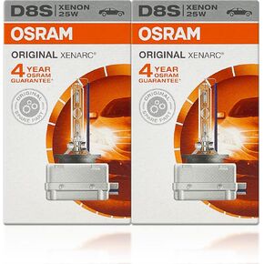 2x D8S 25W OEM HID Xenon Replacement Headlight Bulb 4300K White P/N: 66548 NEW
