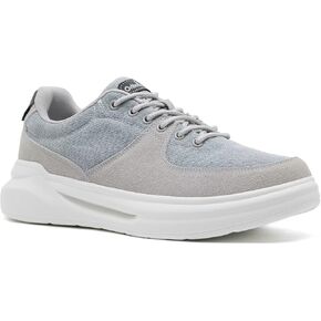OrthoComfoot Orthopedic Comfortable Shoes for Mens, Plantar Fasciitis Lace Up Fashion Sneakers with Arch Support, Orthotic Casual Walking Shoes for Foot and Heel Pain Relief