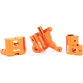 RCAWD Fork Lug Set:Front Brake Caliper, Assembled for Promoto-MX LOS264006 Upgrade Parts(Silver)