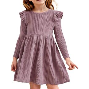 HNXDYY Princess Girl Party Tulle Dress Long Sleeve Vintage Autumnl Winter Clothes