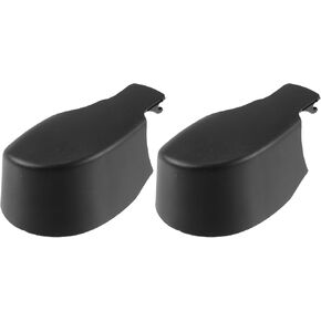 ACROPIX Rear Windshield Wiper Arm Nut Cover Cap Fit for VW Golf 6 7 - Pack of 2 Black