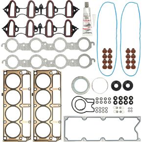 IRONTEK Head Gaskets Kit Compatible for 04-08 Chevrolet Express 1500/2500/3500 02-11 Chevrolet Silverado 1500 04-08 GMC Savana 1500/2500/3500 02-11 GMC Sierra 1500 Cylinder Head Gaskets Set #HS26191PT