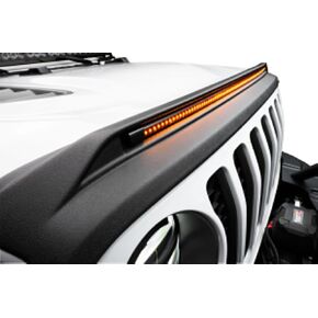 Husky Liners Aeroskin Lightshield PRO | Fits 2019-2021 Chevrolet Silverado, 2022 Silverado LTD, 2022-2024 Silverado 1500 (Excludes ZR2, LT & Custom Trail Boss) | Hood, 1-pc Black - 2820168