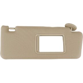 Driver and Passenger Side Sun Visor Set Gray Without Light - Left and Right Compatible with Toyota Tacoma 2005-2012 - Replaces 74320-35C10-B0,74320-04181-B1,74320-35B50-B0,74310-35C20-B0, 7431004111B1