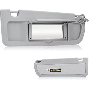 Youxmoto Left Driver Side Car Sun Visor for Honda Civic 2006 2007 2008 2009 2010 2011 EX LX Sedan SI Coupe, Grey Visor Replaces # ‎83280-SNA-A01ZA