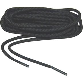 2 Pair pack proBOOT Heavy Duty 4mm Thick Rugged Professional Round Boot Shoelaces