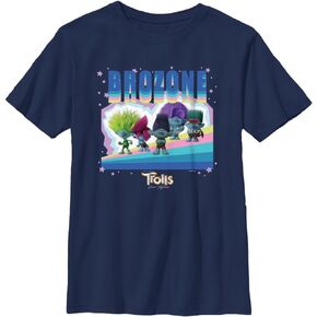 DREAMWORKS TROLLS Trolls Brozone Adults Boys Short Sleeve Tee Shirt