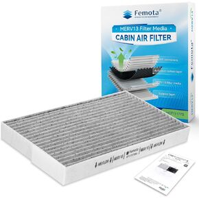 Tested MERV 13 Cabin Air Filter with Activated Carbon, CF11177 for Nissan Cube(2009-2014), Juke(2011-2017), Sentra(2013-2019), LEAF(2011-2024).