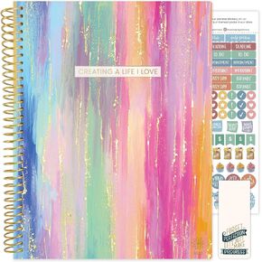 bloom daily planners 2025 Calendar Year Day Planner (January 2025 - December 2025) - 5.5" x 8.25" - Weekly/Monthly Agenda Organizer Book with Stickers & Bookmark - Creating A Life I Love