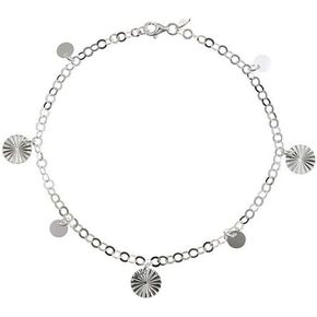 925 Sterling Silver Charm Anklets For Women, Ankle Bracelets, Basic Chain Link Anklets For Women, Anklets, Beach Anklets, Anklets With Charms, Summer Jewelry, 10 Inch Anklet, Foot Jewelry