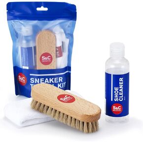 Travel Sneaker Cleaner Kit - Premium 3.5oz Shoe Cleaner Sneakers Kit for Leather, Suede, Nubuck and Whites