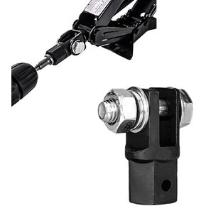1/2" Scissor Jack Adapter, Scissor Jack Drill Adapter for 1/2 Inch Drive Socket or 13/16 Inch Lug Wrench, Drive Impact Wrench Automotive Sturdy Power Scissor Jack Connector