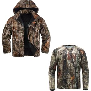 NEW VIEW سترة صيد معزولة بشجرة Camo - M + قميص صيد مموه - M in Kuwait