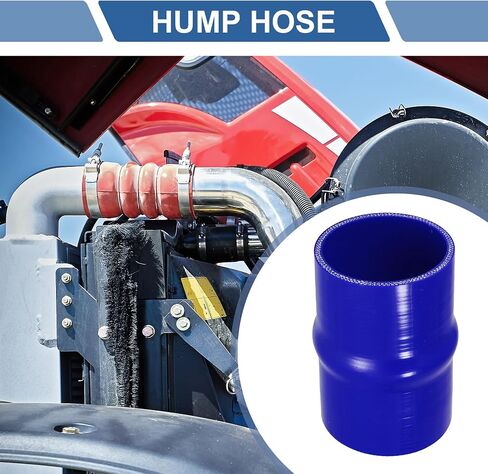 X AUTOHAUX 1 Pcs 28mm/1.10" 127mm/5.00" Length Blue Car Silicone Hose Hump Hose Coolant Hose Universal in Saudi Arabia