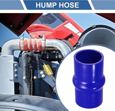 X AUTOHAUX 1 Pcs 28mm/1.10" 127mm/5.00" Length Blue Car Silicone Hose Hump Hose Coolant Hose Universal in Saudi Arabia