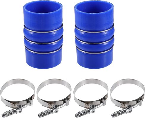 uxcell 1 Set Silicone Charge Cooler Intercooler Hoses with Clamps 84-92mm Fit for Semi Trucks Turbocharger Replace in Saudi Arabia
