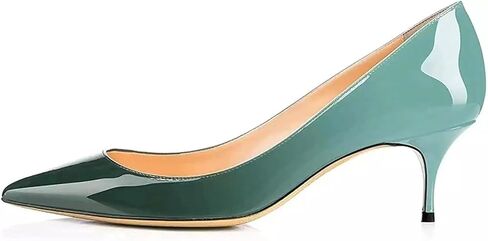 Axellion Pumps for Women, Kitten Heel Pumps Pointed Toe Shoes Slip-On High Heel for Dress Office in Saudi Arabia
