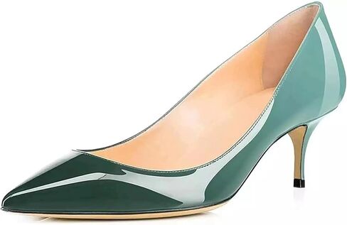 Axellion Pumps for Women, Kitten Heel Pumps Pointed Toe Shoes Slip-On High Heel for Dress Office in Saudi Arabia