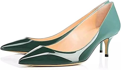 Axellion Pumps for Women, Kitten Heel Pumps Pointed Toe Shoes Slip-On High Heel for Dress Office in Saudi Arabia