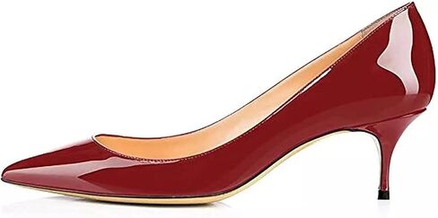Axellion Pumps for Women, Kitten Heel Pumps Pointed Toe Shoes Slip-On High Heel for Dress Office in Saudi Arabia
