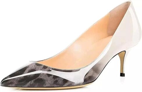 Axellion Pumps for Women, Kitten Heel Pumps Pointed Toe Shoes Slip-On High Heel for Dress Office in Saudi Arabia