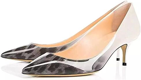 Axellion Pumps for Women, Kitten Heel Pumps Pointed Toe Shoes Slip-On High Heel for Dress Office in Saudi Arabia
