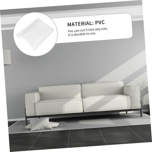 EXCEART Transparent Carpet PVC Rolling Chair Mat Non-Slip Chair Mat Clear Table Cover Waterproof Floor Protector Ground Mat Plastic Chair Mat Computer Desk Mat Floor Mat Wooden Floor in Saudi Arabia