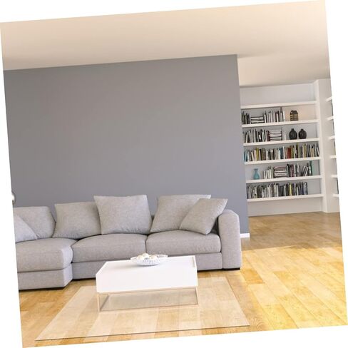 EXCEART Transparent Carpet PVC Rolling Chair Mat Non-Slip Chair Mat Clear Table Cover Waterproof Floor Protector Ground Mat Plastic Chair Mat Computer Desk Mat Floor Mat Wooden Floor in Saudi Arabia