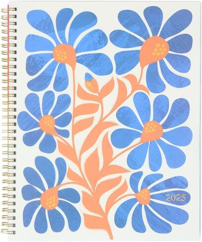 Organized by Happy Planner Dated 12-Month Planner, Jan.–Dec. 2025 Daily, Weekly, and Monthly Planner, Small Size, Dashboard Layout, Serene Garden, 72 Pages, 12 Dividers, 2 Sticker Sheets, 6" x 8.5" in Saudi Arabia